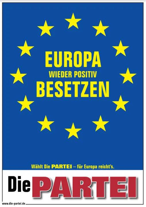 Plakat: Europa wieder positiv besetzen