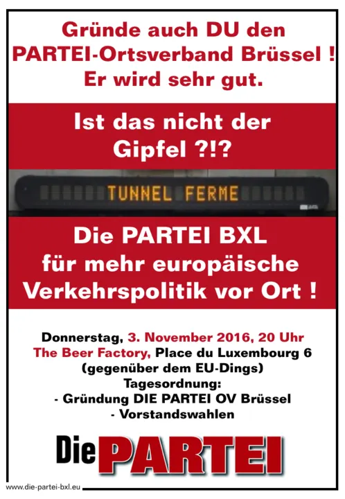 Flyer: Ist das nicht der Gipfel?! Für mehr europäische Verkehrspolitik vor Ort!