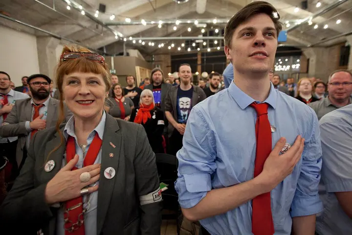 Der Parteitag singt